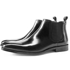 Men Plus Velvet Warm Leather British Style Martin Boots