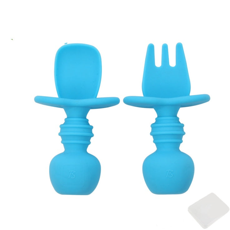 Silicone soft fork spoon