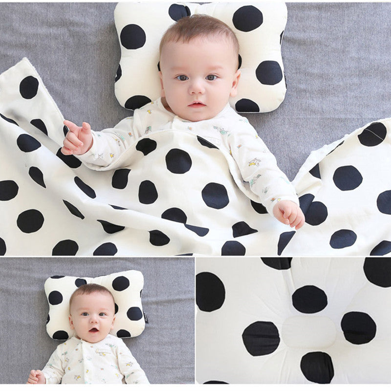 3d Breathable Mesh Four Seasons Baby Pillow Anti-deviation Head