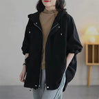 Fashion Casual Middle-aged Mom Hooded Younger Jacket Jacket