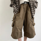 Solid Color Casual Pants Maillard Outdoor Shorts