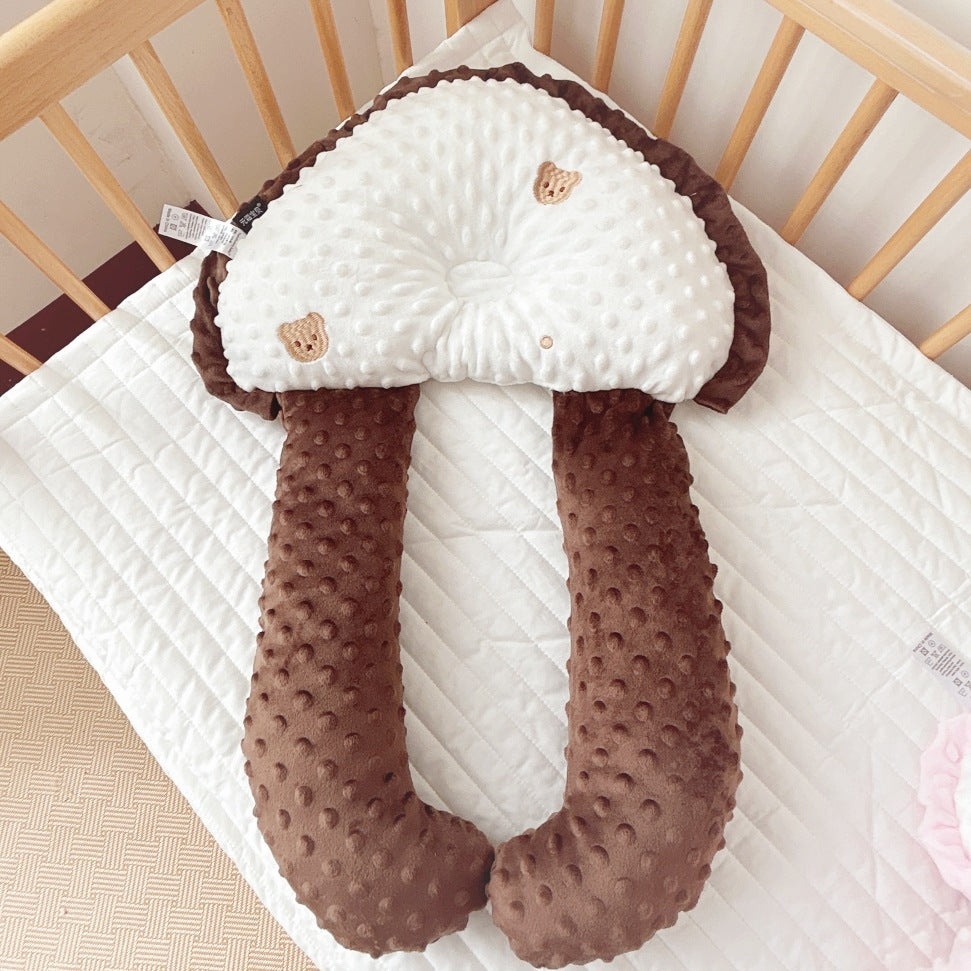 No Top Velvet Anti-deviation Head Baby Pillow