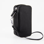 Storage Bag With Lychee Pattern Leather Cover